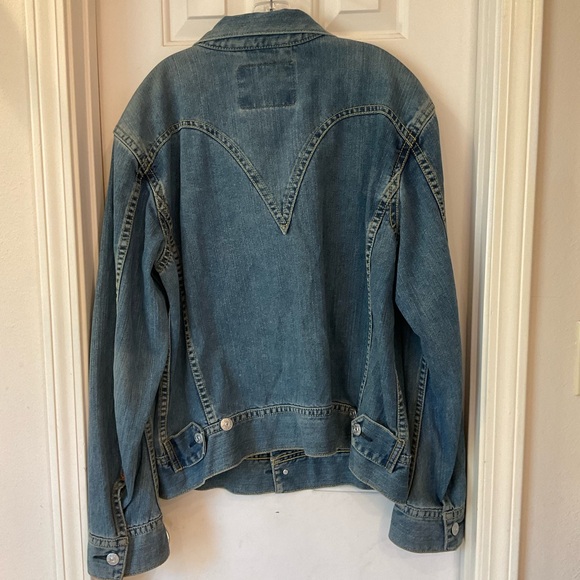 Levis Type 1 Denim Men’s Jacket Size XL, Great condition, Western Yoke & Details - Picture 8 of 16